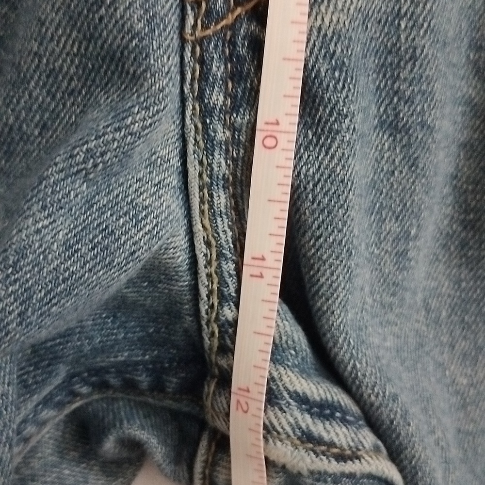 Levi's 569 Loose Straight Fit Denim Red Tab VTG 90s 100% COTTON 36x32 Blue Wash - Picture 9 of 17